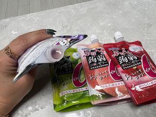 ORIHIRO 오리히로 곤약젤리 제로칼로리 130g 4종 4팩(맛별로 1팩씩) — 5점을 준 리뷰어가 2023년 1월 올린 사용 사진