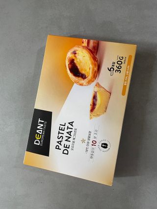 디앙뜨 포르투갈 에그타르트 오리지널 맛+패션후르츠+초콜릿타르트 맛 중 택1 — 3.5점을 준 리뷰어가 2021년 7월 올린 사용 사진