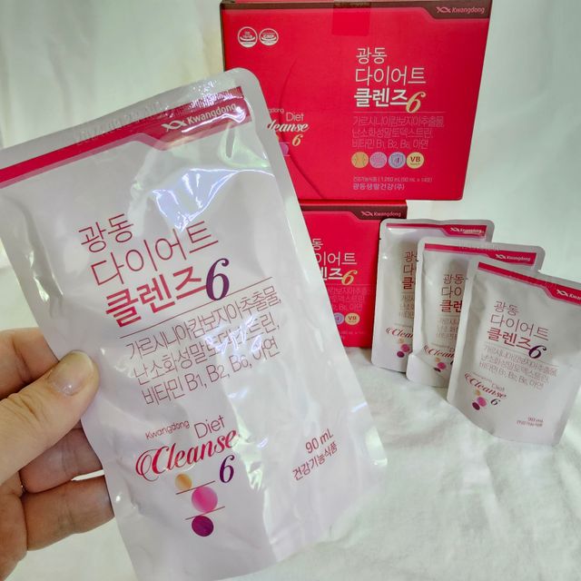 광동 다이어트 클렌즈6  14입*2박스 (4주구성) 리뷰 사진