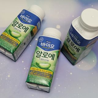 LIVE 매일바이오 알로에 드링킹 요거트 — 5점을 준 리뷰어가 2022년 4월 올린 사용 사진