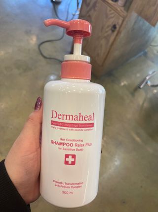더마힐 헤어 컨디셔닝 샴푸 릴렉스 500ml — 5점을 준 리뷰어가 2021년 1월 올린 사용 사진