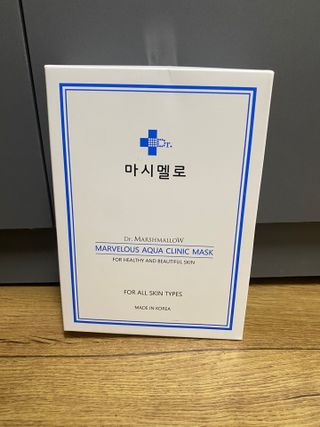 닥터마시멜로 닥터마스멜로 마블러스 아쿠아 클리닉 마스크 — 4점을 준 리뷰어가 2021년 7월 올린 사용 사진
