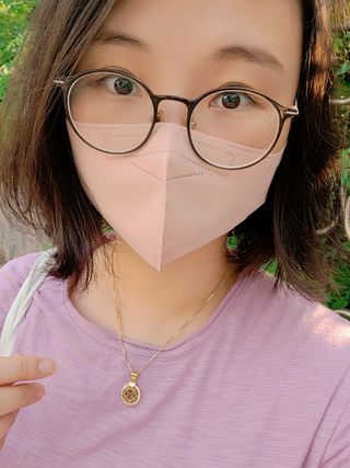 [애니가드] 셋업 메베마스크라이트  (대형 4컬러 + 중형 4컬러) — 5점을 준 리뷰어가 2022년 7월 올린 사용 사진