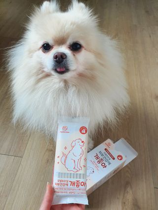 My Pet Care 모발과 모질 피부건강에 개좋아 — 3점을 준 리뷰어가 2021년 1월 올린 사용 사진