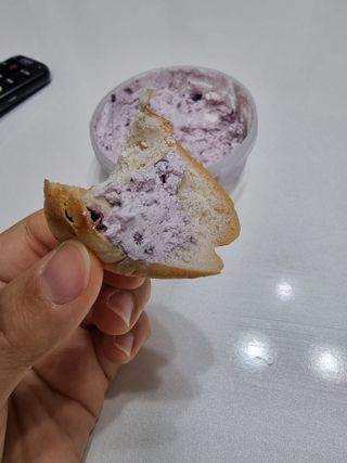 [브레이브퀸] 수제 그릭 요거트 3종세트 플레인 블루베리 청포도 — 5점을 준 리뷰어가 2022년 1월 올린 사용 사진