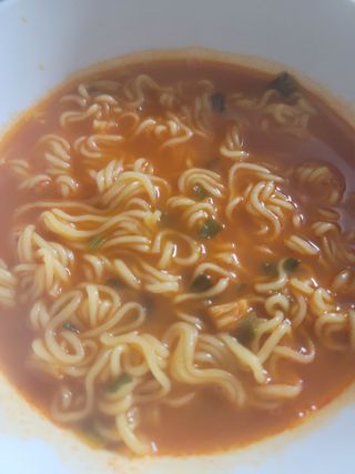 [풀무원] 자연은맛있다 정면, 백면, 홍면  세트 — 5점을 준 리뷰어가 2021년 4월 올린 사용 사진