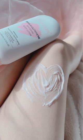 위시스 프리미엄 글루타치온  화이트닝 바디로션 — 4.5점을 준 리뷰어가 2023년 2월 올린 사용 사진