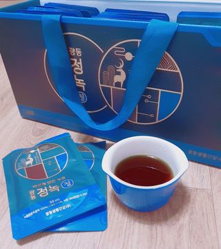 광동생활건강 [광동] 바르게 만든 녹용, 광동정녹청 — 5점을 준 리뷰어가 2021년 11월 올린 사용 사진