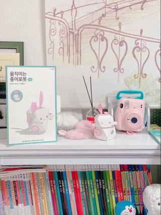 움직이는 종이로봇 - 로빗 로얄버전 움직이는 종이 로봇 - 로빗 — 4.5점을 준 리뷰어가 2021년 1월 올린 사용 사진