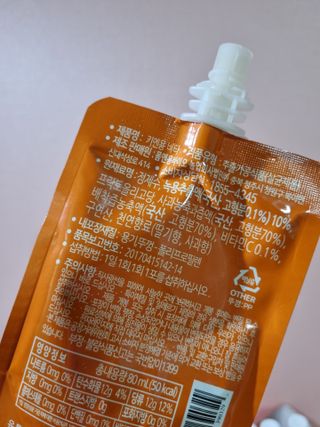 [몸엔용] 아이가 먹는 달콤 국산녹용 키엔용 비타  80ml x 10포 — 5점을 준 리뷰어가 2021년 7월 올린 사용 사진