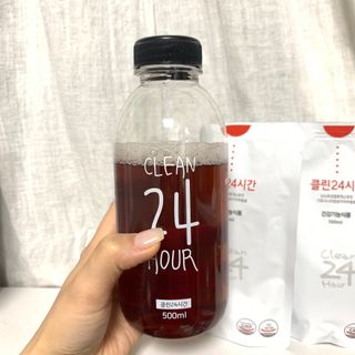클린24시간 1BOX(5포) + 전용보틀(500ml) — 5점을 준 리뷰어가 2023년 2월 올린 사용 사진