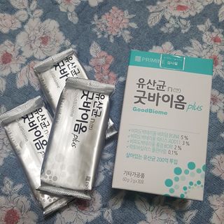 프리마인 유산균 국가지정연구소 선정, 살아있는 생유산균 200억 마리의 힘. 유산균n굿바이옴플러스 — 5점을 준 리뷰어가 2021년 10월 올린 사용 사진