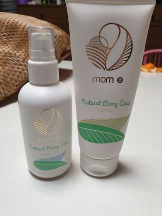 mom e 맘이 내추럴 베이비 케어 크림+바디오일 — 5점을 준 리뷰어가 2021년 1월 올린 사용 사진