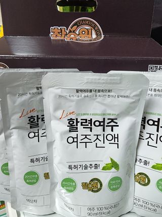 참유원 특허제조 활력 여주진액 여주즙 50포 — 5점을 준 리뷰어가 2022년 3월 올린 사용 사진