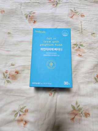 메디포스트 모비타 바디코드 식이섬유 차전자피에 빠지다 30포 — 5점을 준 리뷰어가 2022년 12월 올린 사용 사진