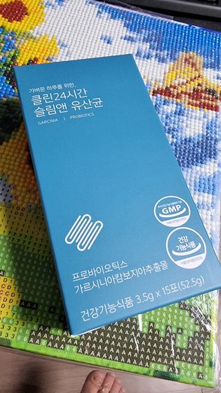 클린24시간 슬림앤유산균 1박스 (3.5g X 15포) — 5점을 준 리뷰어가 2022년 8월 올린 사용 사진