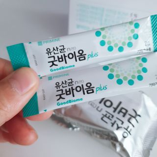 프리마인 유산균 국가지정연구소 선정, 살아있는 생유산균 200억 마리의 힘. 유산균n굿바이옴플러스 — 5점을 준 리뷰어가 2021년 9월 올린 사용 사진