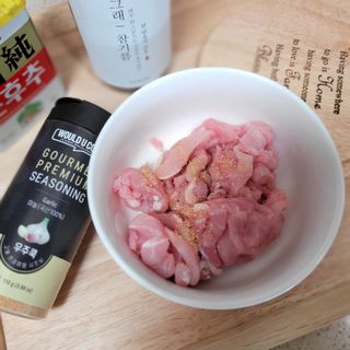 우주쿡 천연조미료 고메 프리미엄 시즈닝 6종 택1 청양고추+ /대파 /깻잎 /마늘 /생강 /표고버섯 — 5점을 준 리뷰어가 2021년 8월 올린 사용 사진