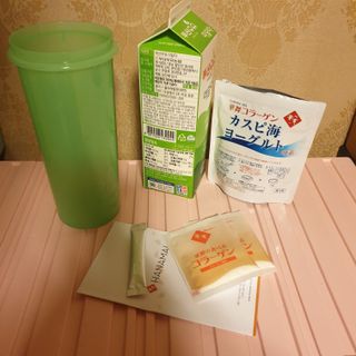 하나마이 [BEST 판매율 1위] 카스피해 유산균 종균_발효기가 필요없이 간편하게 만들어 먹는 요거트 생유산균 — 5점을 준 리뷰어가 2023년 3월 올린 사용 사진