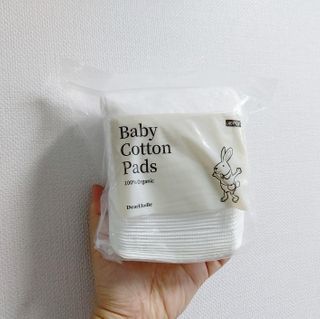디어엘로디 프리미엄 유기농 베이비 솜티슈 40매 3 + 1 PACK — 5점을 준 리뷰어가 2021년 2월 올린 사용 사진