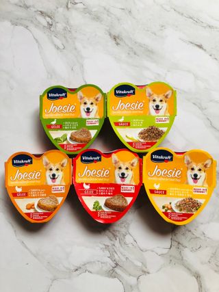 비타크래프트 조에시 하트캔 85g 강아지 습식캔 10캔 — 4.5점을 준 리뷰어가 2021년 7월 올린 사용 사진