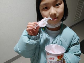 젤리벨리 솜사탕 2종-딸기치즈케이크, 바닐라 — 4점을 준 리뷰어가 2021년 12월 올린 사용 사진