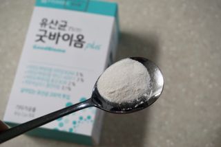 프리마인 유산균 국가지정연구소 선정, 살아있는 생유산균 200억 마리의 힘. 유산균n굿바이옴플러스 — 5점을 준 리뷰어가 2021년 12월 올린 사용 사진
