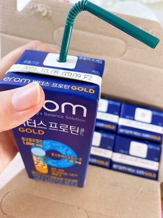 이롬 erom 닥터스 프로틴 골드 — 4점을 준 리뷰어가 2021년 5월 올린 사용 사진