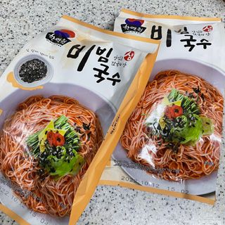 [한면원] 비빔국수 2인분 — 3.5점을 준 리뷰어가 2022년 8월 올린 사용 사진