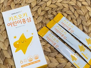 [이뮤니티플러스]우리아이 면역오키, 건강오키 _ 키즈오키 어린이홍삼 10포 1box — 5점을 준 리뷰어가 2022년 1월 올린 사용 사진