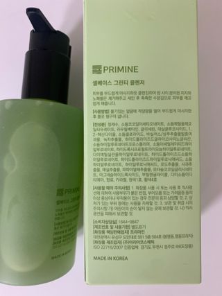 프리마인 메이크업과 들뜨는 각질까지 한방에 깐달걀로! 순하기까지한 셀베이스 그린티클렌저(200ml) — 5점을 준 리뷰어가 2023년 5월 올린 사용 사진