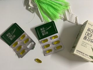 먹어도좋아 퓨어대마종자유 — 5점을 준 리뷰어가 2021년 11월 올린 사용 사진