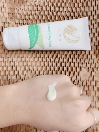 mom e 맘이 내추럴 베이비 케어 크림+바디오일 — 5점을 준 리뷰어가 2021년 1월 올린 사용 사진