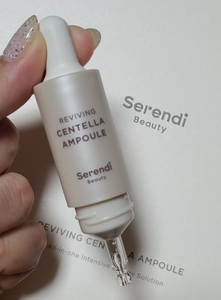 세렌디뷰티 리바이빙 센텔라 앰플 — 5점을 준 리뷰어가 2021년 9월 올린 사용 사진