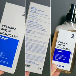 클라우드랩 프리미엄 비오틴 스칼프 케어 토닉 — 5점을 준 리뷰어가 2021년 5월 올린 사용 사진