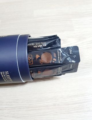프리마인 자체 기업부설 연구소에서 찾아낸 건강한 수면의 비밀.  슬립토 플러스 30포 — 5점을 준 리뷰어가 2021년 10월 올린 사용 사진