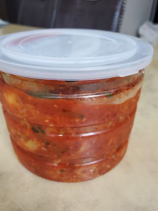 셰프애찬 알배기 겉절이 김치 1kg — 5점을 준 리뷰어가 2022년 9월 올린 사용 사진