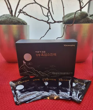 광동생활건강 MF [광동] 바르게 만든 광동 흑염소 진액 70ml * 30포 1박스 — 5점을 준 리뷰어가 2024년 5월 올린 사용 사진