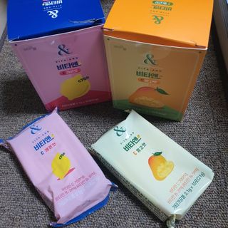 비타앤C 레몬맛, 망고맛 — 5점을 준 리뷰어가 2021년 4월 올린 사용 사진