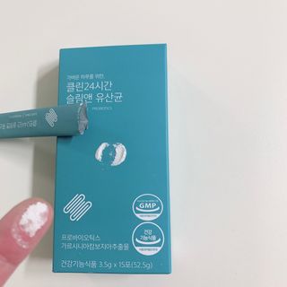 클린24시간 슬림앤유산균 1박스 (3.5g X 15포) — 4점을 준 리뷰어가 2022년 7월 올린 사용 사진