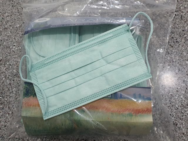 에어에이드 컬러 덴탈 마스크 리뷰 사진