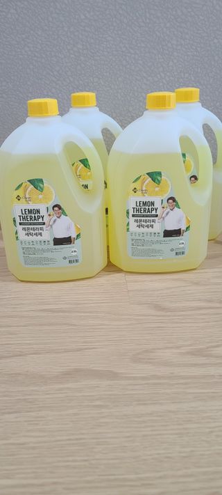 지오클린 레몬테라피 액체세제 2.5L 4개 — 5점을 준 리뷰어가 2022년 8월 올린 사용 사진