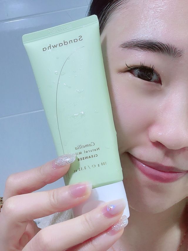 산다화 울트라 젠틀 약산성 세안제 리뷰 사진