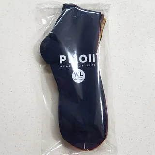 [사이즈가 있는 양말 필로이] 남/여 골지 발목 양말 4족 세트 남【S, M, L, XL】여【S, M, L】_컬러 랜덤 — 5점을 준 리뷰어가 2022년 6월 올린 사용 사진