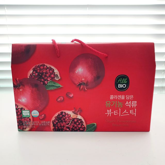콜라겐을 담은 유기농 석류 뷰티스틱 리뷰 사진
