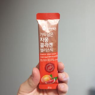 자연에온 가득담은 자몽 콜라겐 젤리스틱 2BOX — 4점을 준 리뷰어가 2020년 12월 올린 사용 사진