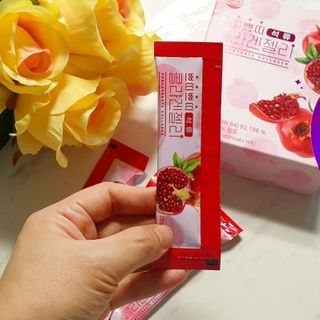 헬스업_쁘띠쁘띠석류콜라겐젤리_20g x 14포 — 5점을 준 리뷰어가 2021년 3월 올린 사용 사진