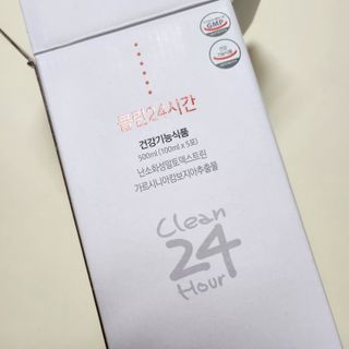 클린24시간 1BOX(5포) + 전용보틀(500ml) — 5점을 준 리뷰어가 2022년 9월 올린 사용 사진
