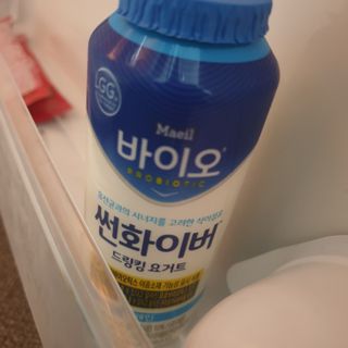 LIVE 매일바이오 썬화이버 드링킹 요거트 — 5점을 준 리뷰어가 2022년 8월 올린 사용 사진
