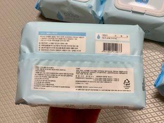 아이수 블루니 몬스터 아기 물티슈 — 3점을 준 리뷰어가 2020년 12월 올린 사용 사진